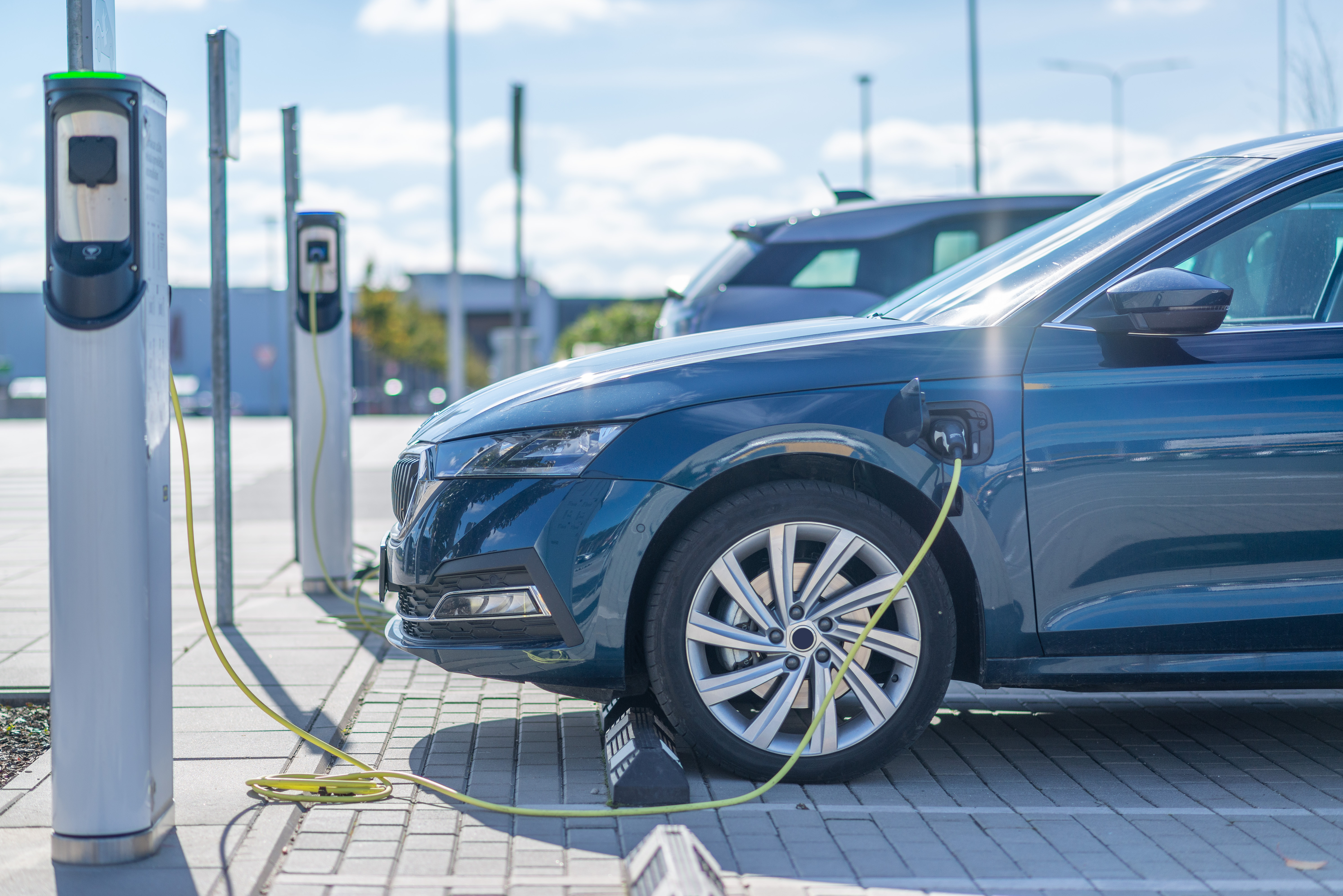 EV charging at a public charge point