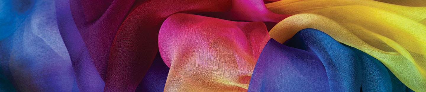 a rainbow coloured material swirling