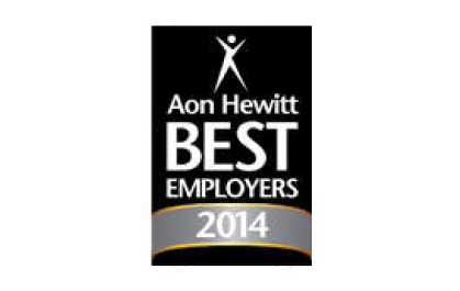 Aon Hewitt best employers 2014 award